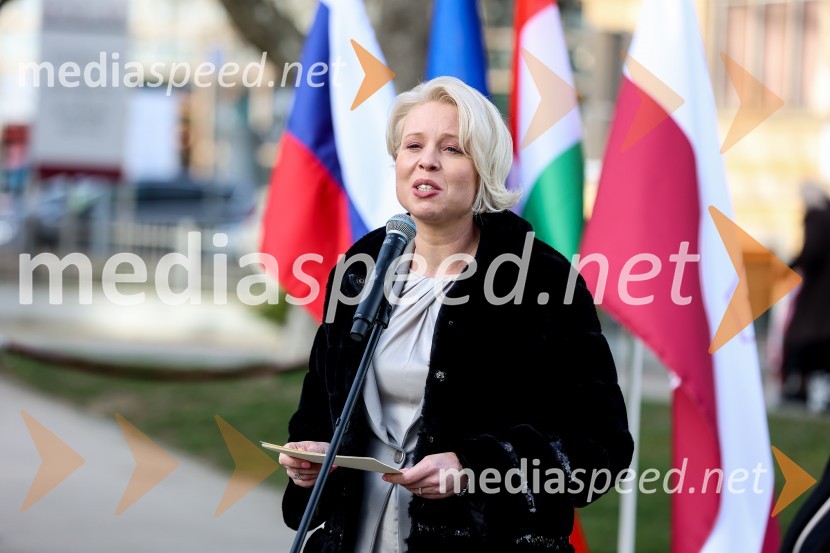 mag. Urška Klakočar Zupančič, predsednica Državnega zbora RS, podpredsednica, Gibanje SvobodaOdkritje madžarskega kipa v parku La Ciotat v Kranju