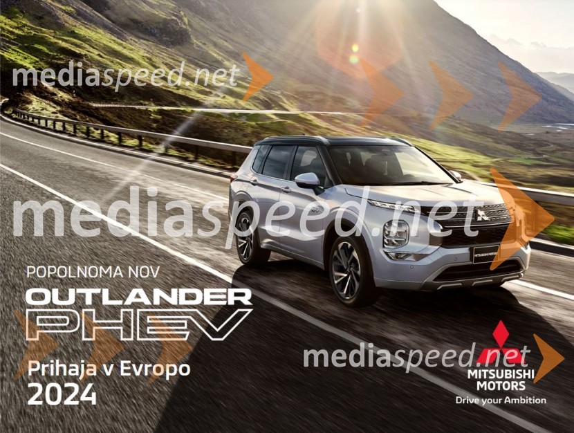 Mitsubishi Motors obnavlja svojo obvezo do Europe z lansiranjem zastavonoše- Novim Outlander PHEV-om 2024