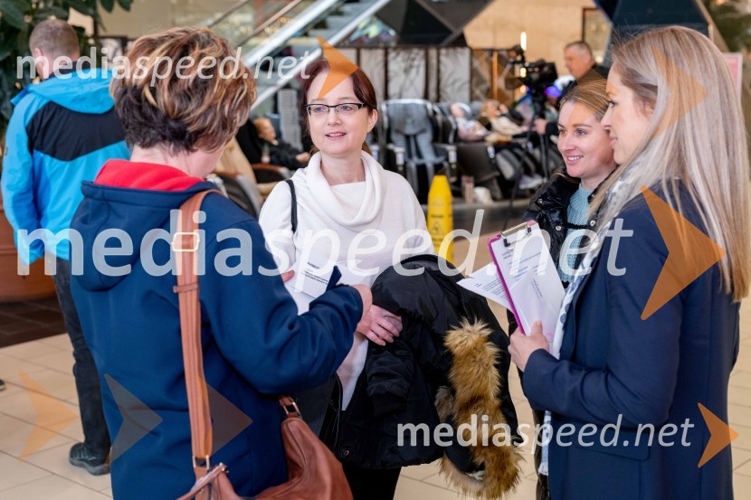  Lili Pušnik, novinarka;  Nataša Leskovšek, novinarka;  Maruša Šušy, novinarka;  Snežana Delakorda, direktorica, Prima komunikacijeCitycentrov 17. rojstni dan, novinarska konferenca
