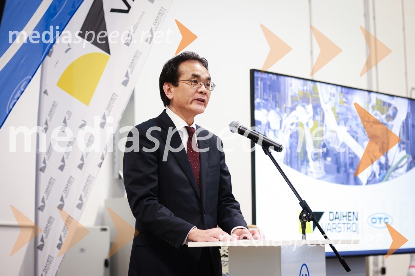  Hiromichi Matsushima, japonski veleposlanikDaihen Varstroj, slavnostno odprtje nove proizvodne hale