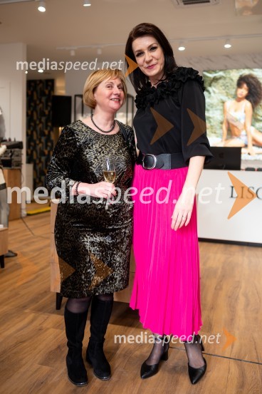  Helena Kožar Zidarič, Inplet pletiva d.o.o;  Tamara Busar, vodja projektov v marketingu, LiscaOtvoritev nove Liscine prodajalne