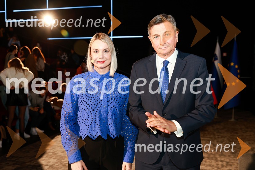  Maruša Kerec, radijska voditeljica, novinarka;  Borut Pahor, nekdanji predsednik Republike SlovenijeDan družbenih omrežij 2023