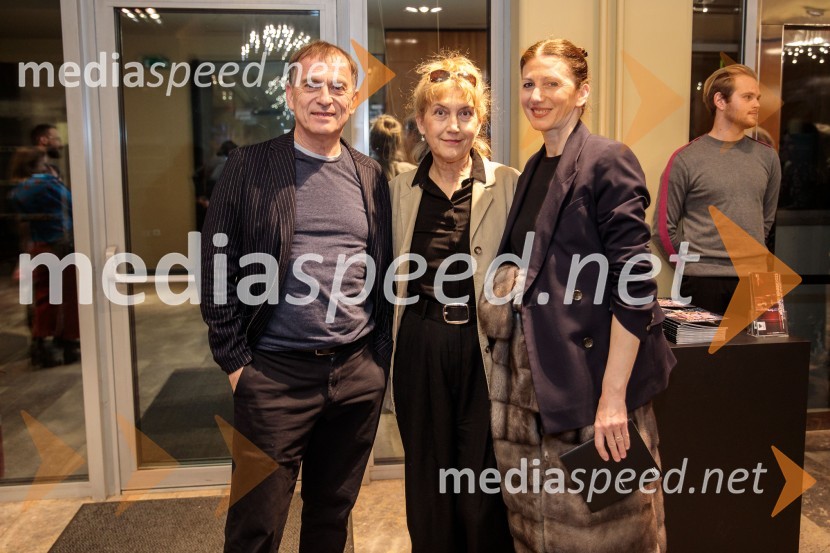  Blaž Peršin, direktor Muzeja in galerije mesta Ljubljane;  Barbara Hieng Samobor, direktorica in umetniška vodja MGL;  Sanja Nešković Peršin, balerina, nekdanji umetniški vodja SNG Opera in baleta Ljubljana Lunapark, premiera drame