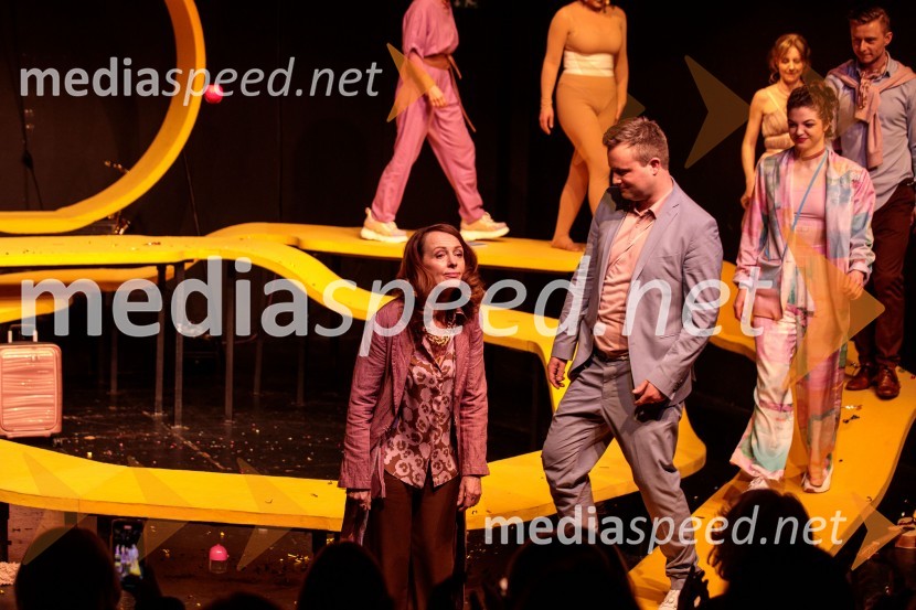  Bernarda Oman, igralka;  Gregor Podričnik, igralec;  Diana  Kolenc, igralkaLunapark, premiera drame