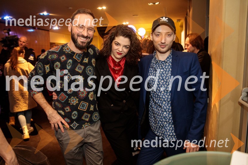  Darjan Mihajlović Cerar, scenograf;  Diana  Kolenc, igralka;  Matic Hrovat, kostumografLunapark, premiera drame