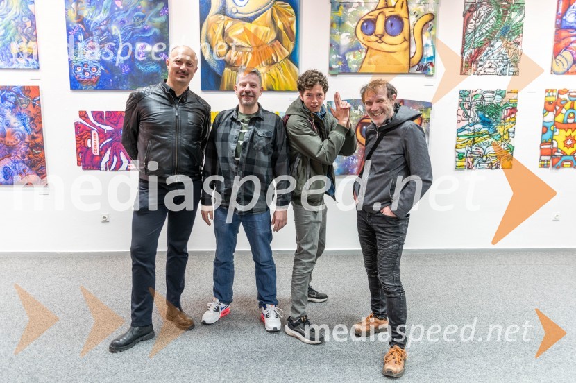  ... ;  Slaven Lunar Kosanovic, hrvaški grafitar in multidisciplinarnega umetnik;  ... ;  ... Recycle or Try, otvoritev razstave v UGM