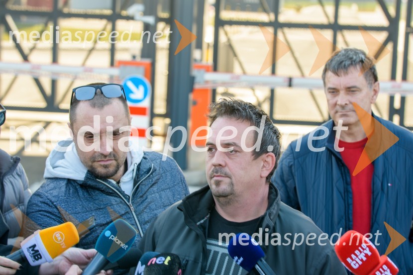 Protestni shod delavcev pred hoško Magno se je izjalovil