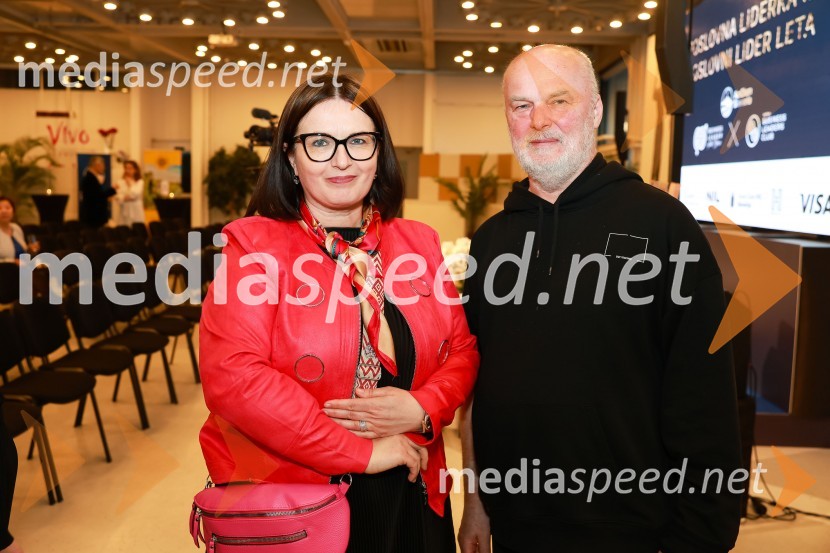  Nataša  Luša, direktorica družbe Delo d.o.o.;  Bogo Seme, HedoniPoslovna liderka in poslovni lider leta 2023