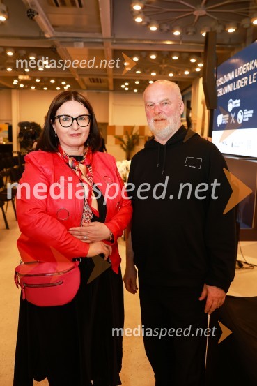  Nataša  Luša, direktorica družbe Delo d.o.o.;  Bogo Seme, HedoniPoslovna liderka in poslovni lider leta 2023