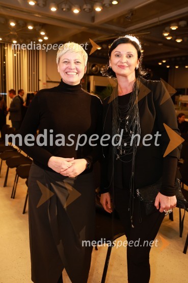  Katja Kraškovic, predsednica uprave, GEA College;  Simona Špilak, direktorica, BOC InstitutePoslovna liderka in poslovni lider leta 2023