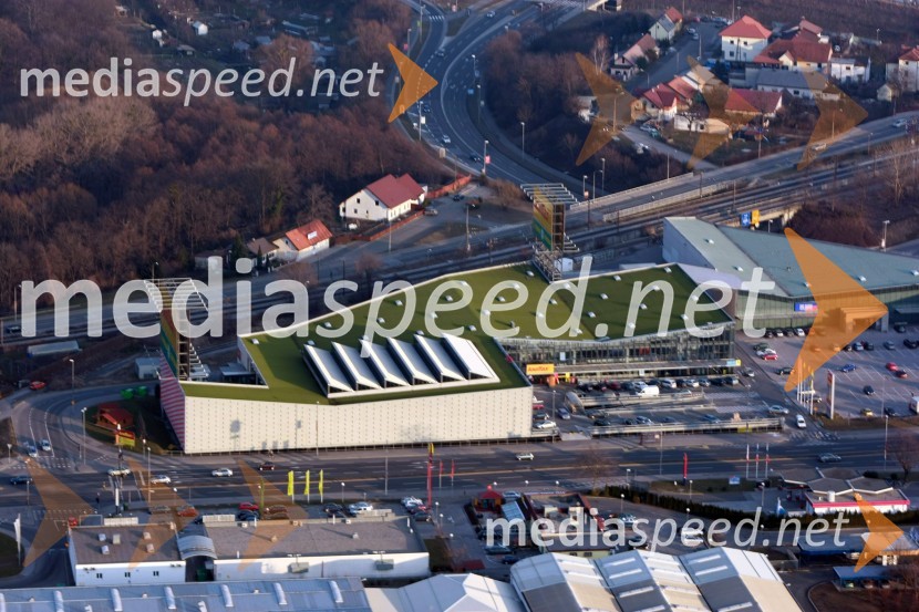 Baumax, Trgovski center Tabor, MariborMaribor in okolica iz zraka