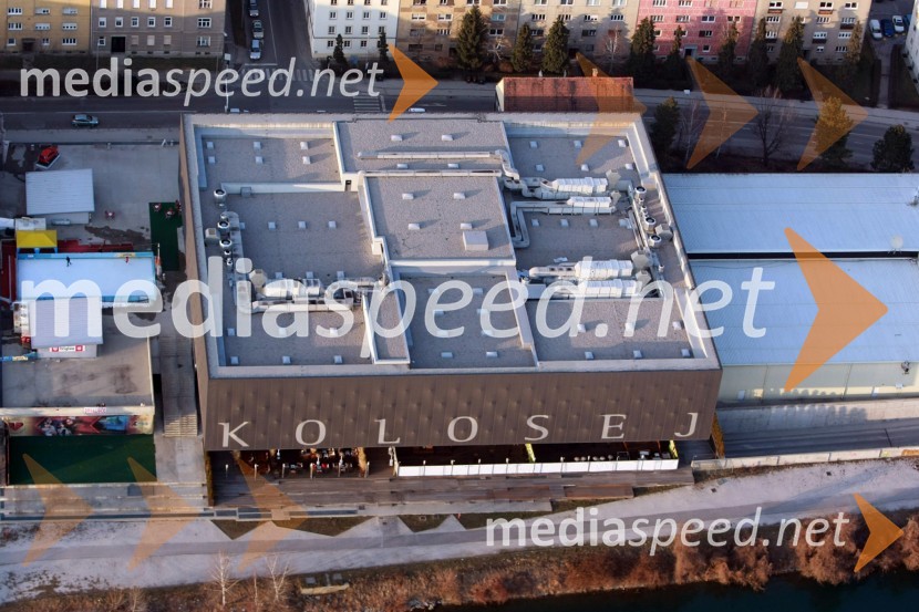 Kolosej MariborMaribor in okolica iz zraka