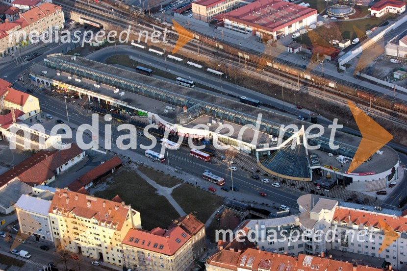 Avtobusna postaja MariborMaribor in okolica iz zraka