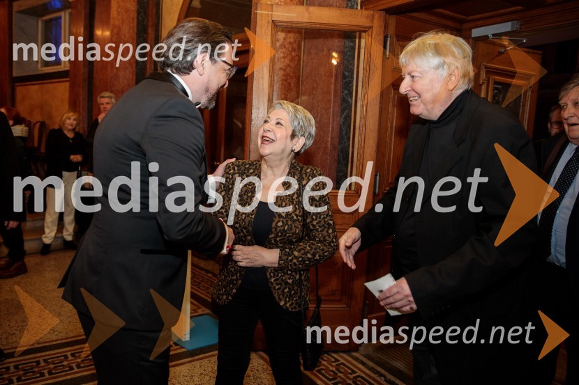  Marko  Hribernik, dirigent, umetniški direktor opere;  Zlatomira Nikolova, operna pevka;  Lovrenc Blaž Arnič, dirigentTrubadur, premiera opere, SNG Opera in balet Ljubljana