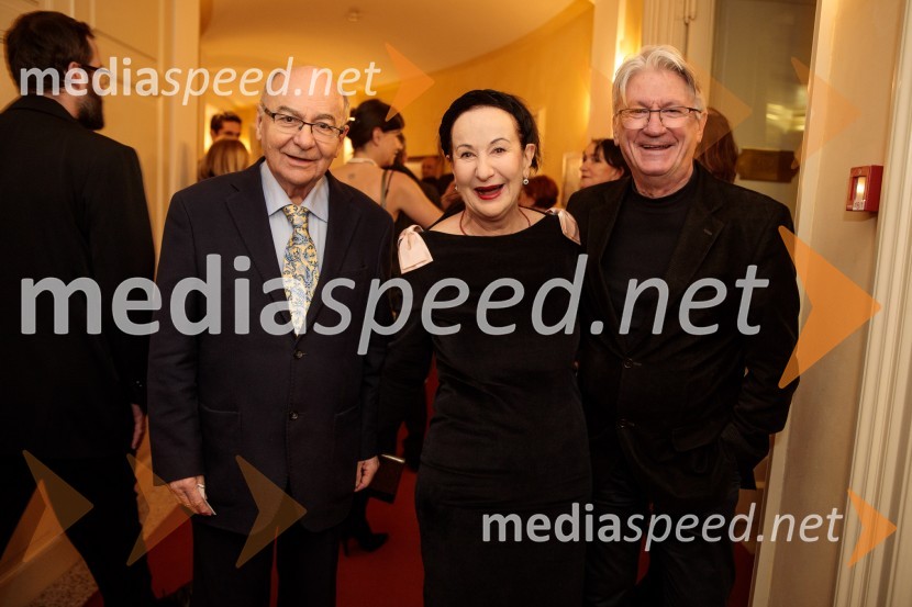  Mitja Rotovnik, nekdanji direktor Cankarjevega doma;  Polona Vetrih, igralka;  Vojko Vidmar, nekdanji baletnikTrubadur, premiera opere, SNG Opera in balet Ljubljana