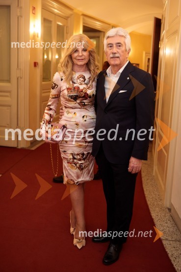  Darja Kuhar Kotnik, soustanoviteljica in podpredsednica Društva za zdravje naroda;  Rajko Kotnik, bivši višji državni odvetnik, predsednik Lions kluba Ljubljana RožnikTrubadur, premiera opere, SNG Opera in balet Ljubljana