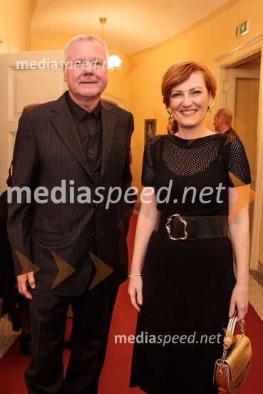  Staš Ravter, direktor SNG Opera in balet Ljubljana; dr. Asta Vrečko, ministrica za kulturoTrubadur, premiera opere, SNG Opera in balet Ljubljana