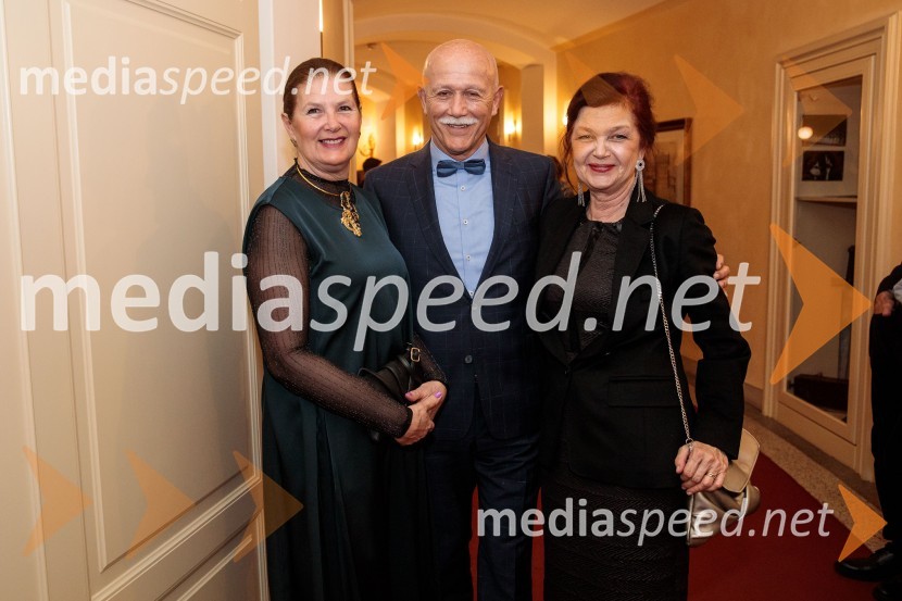  Polona  Praprotnik;  Frane Praprotnik, podjetnik; doc.dr. Nena Kopčavar Guček, zdravnicaTrubadur, premiera opere, SNG Opera in balet Ljubljana