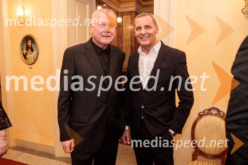  Staš Ravter, direktor SNG Opera in balet Ljubljana;  Danilo Rošker, direktor SNG MariborTrubadur, premiera opere, SNG Opera in balet Ljubljana