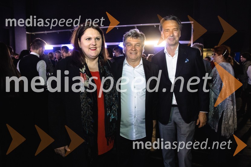 Uršula Cetinski, generalna direktorica, Cankarjev dom;  Branko Robinšak, operni pevec;  Tomislav  Čizmić, predsednik uprave, Mercator d.d.Trubadur, premiera opere, SNG Opera in balet Ljubljana