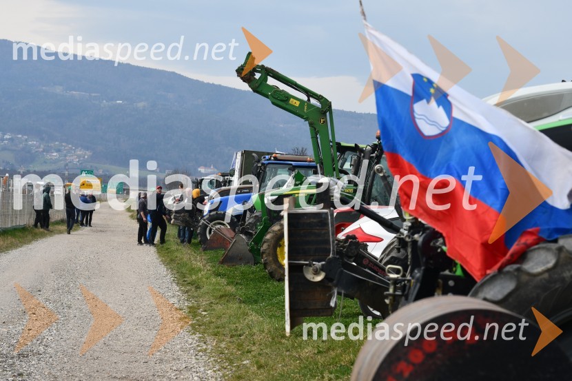 Protest kmetov v Mariboru
