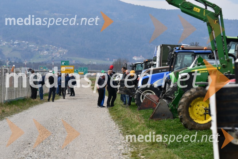 Protest kmetov v Mariboru