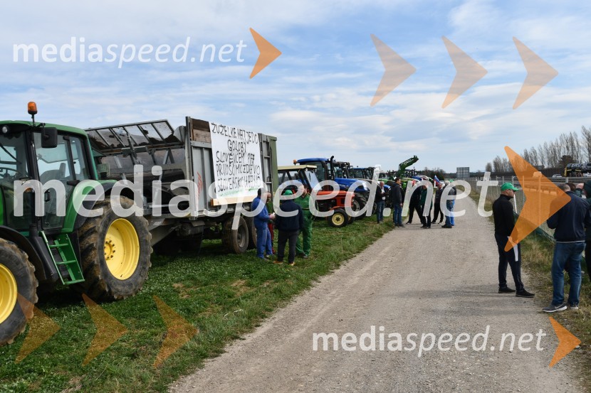 Protest kmetov v Mariboru