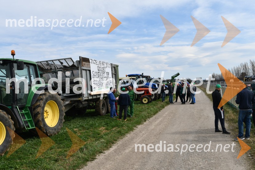 Protest kmetov v Mariboru