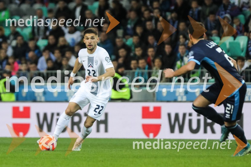  Adam Gnezda Čerin, nogometaš, Slovenija;  Lorenzo Lunadei, nogometaš, San MarinoSlovenija - San Marino, kvalifikacije za evropsko prvenstvo 2024