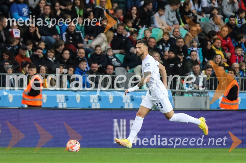  David Brekalo, nogometaš, SlovenijaSlovenija - San Marino, kvalifikacije za evropsko prvenstvo 2024