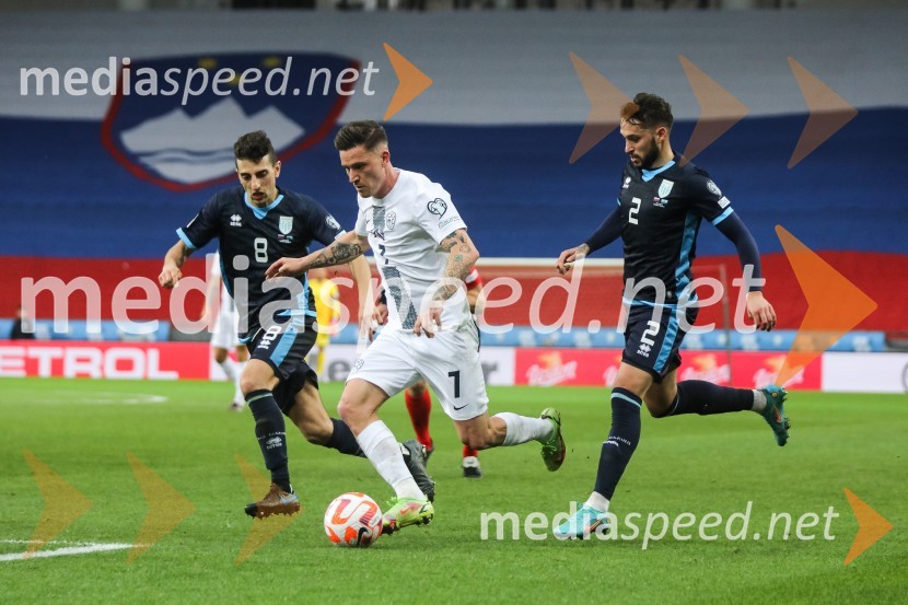  Michael Battistini, nogometaš, San Marino;  Benjamin Verbič, nogometaš, Slovenija;  Alessandro D' Addario, nogometaš, San MarinoSlovenija - San Marino, kvalifikacije za evropsko prvenstvo 2024