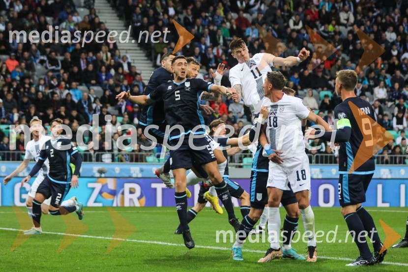  Michele Cevoli, nogometaš, San marino;  Benjamin Šeško, nogometaš, Slovenija;  Andres Vombergar, nogometaš, Slovenija;  Nicola Nanni, nogometaš, San MarinoSlovenija - San Marino, kvalifikacije za evropsko prvenstvo 2024