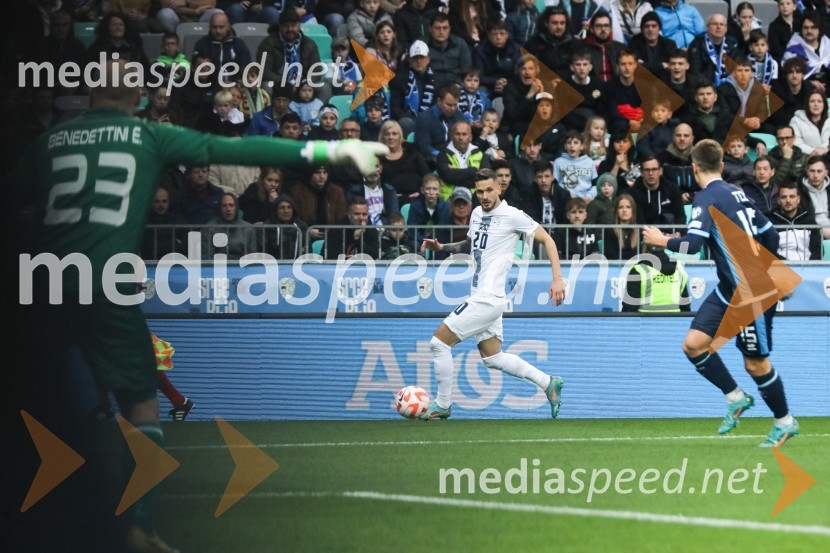  Petar Stojanović, nogometaš, SlovenijaSlovenija - San Marino, kvalifikacije za evropsko prvenstvo 2024