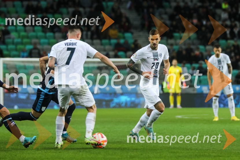  Benjamin Verbič, nogometaš, Slovenija;  Petar Stojanović, nogometaš, SlovenijaSlovenija - San Marino, kvalifikacije za evropsko prvenstvo 2024
