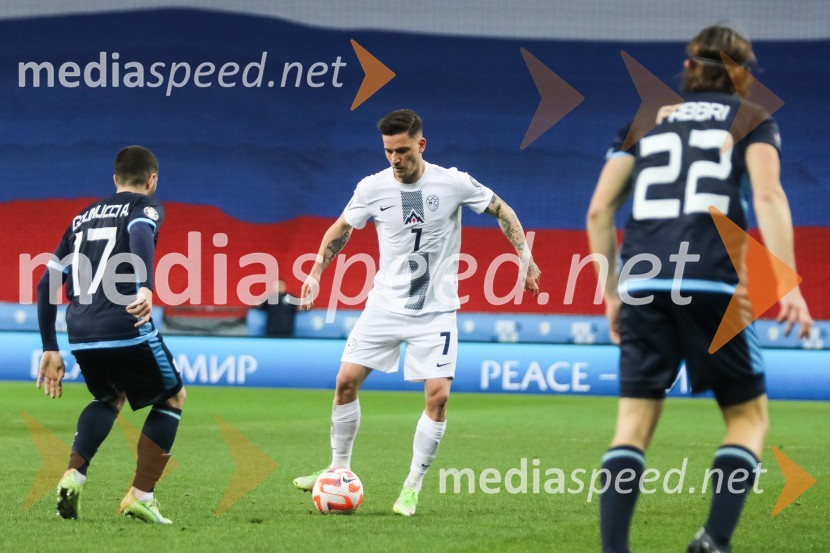  Alessandro Golinucci, nogometaš, San Marino;  Benjamin Verbič, nogometaš, SlovenijaSlovenija - San Marino, kvalifikacije za evropsko prvenstvo 2024