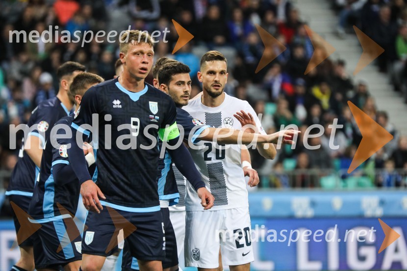  Nicola Nanni, nogometaš, San Marino;  Petar Stojanović, nogometaš, SlovenijaSlovenija - San Marino, kvalifikacije za evropsko prvenstvo 2024