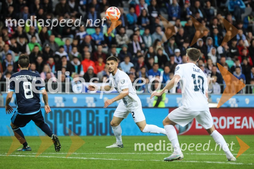  Michael Battistini, nogometaš, San Marino;  Adam Gnezda Čerin, nogometaš, Slovenija;  Miha Zajc, nogometaš, SlovenijaSlovenija - San Marino, kvalifikacije za evropsko prvenstvo 2024