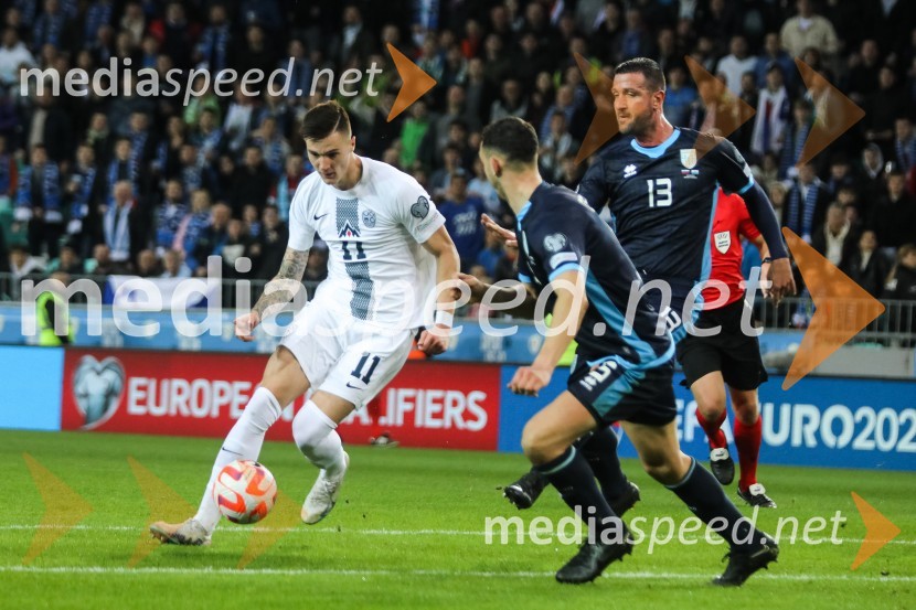  Benjamin Šeško, nogometaš, Slovenija;  Alessandro Tosi, nogometaš, San Marino;  ... Slovenija - San Marino, kvalifikacije za evropsko prvenstvo 2024