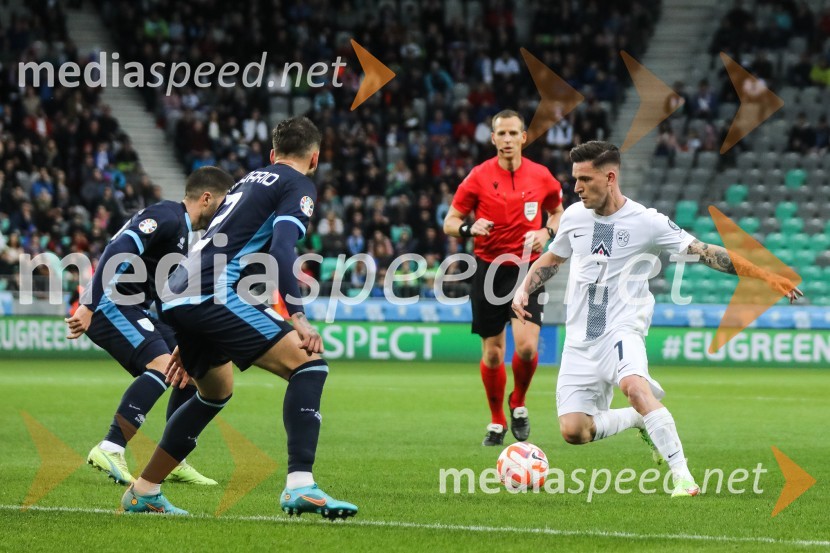  Alessandro D' Addario, nogometaš, San Marino;  Benjamin Verbič, nogometaš, SlovenijaSlovenija - San Marino, kvalifikacije za evropsko prvenstvo 2024