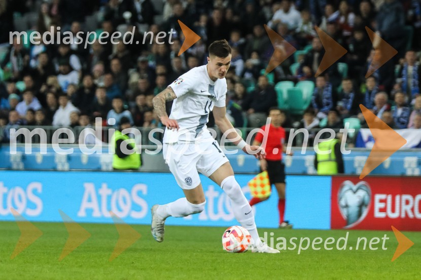  Benjamin Šeško, nogometaš, SlovenijaSlovenija - San Marino, kvalifikacije za evropsko prvenstvo 2024