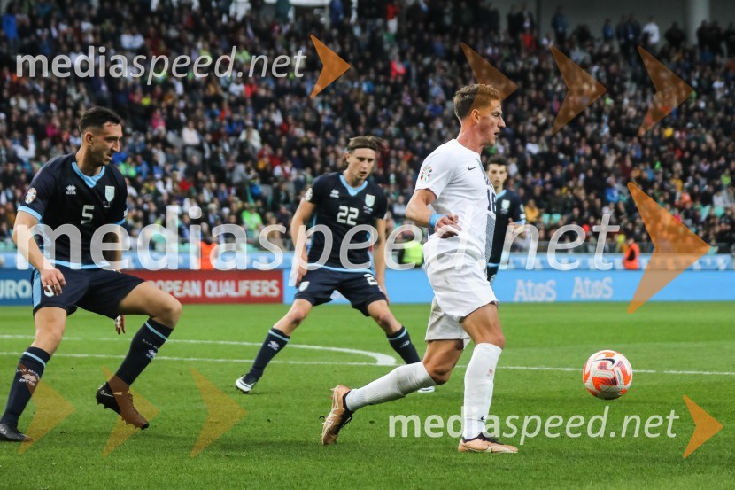  Michele Cevoli, nogometaš, San marino;  Filippo Fabbri, nogometaš, San Marino;  Andres Vombergar, nogometaš, SlovenijaSlovenija - San Marino, kvalifikacije za evropsko prvenstvo 2024