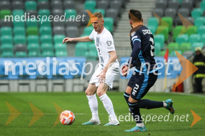  Žan  Karničnik, nogometaš, Slovenija;  Alessandro D' Addario, nogometaš, San MarinoSlovenija - San Marino, kvalifikacije za evropsko prvenstvo 2024