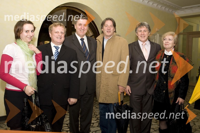 ..., ..., Jožef Jerovšek, poslanec SDS, Vasko Simoniti, zgodovinar in politik, Miro Petek, poslanec SDS in ...Podelitev nagrad sklada Josipa Jurčiča