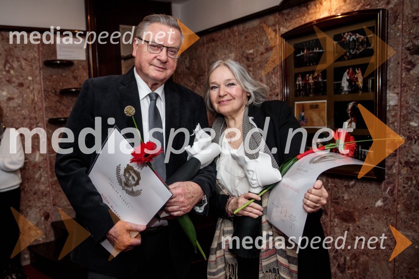  Dušan Mlakar, režiser;  Milada Kalezić, igralka53. Teden slovenske drame, otvoritev