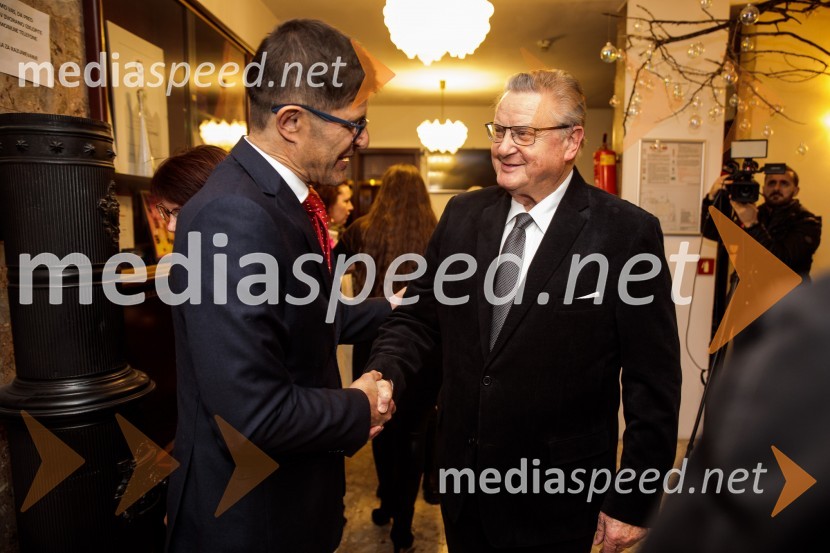  Matjaž Rakovec, župan Mestne občine Kranj;  Dušan Mlakar, režiser53. Teden slovenske drame, otvoritev