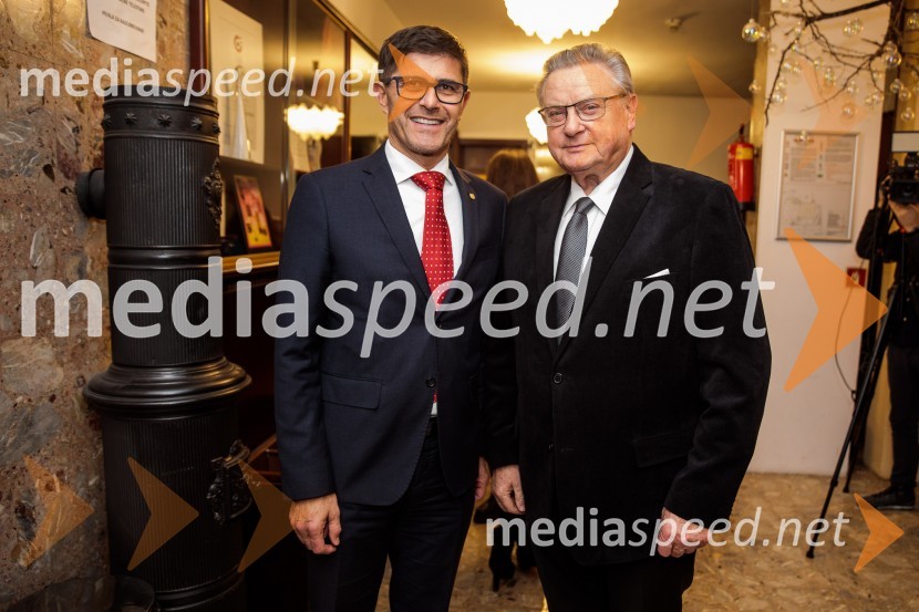  Matjaž Rakovec, župan Mestne občine Kranj;  Dušan Mlakar, režiser53. Teden slovenske drame, otvoritev