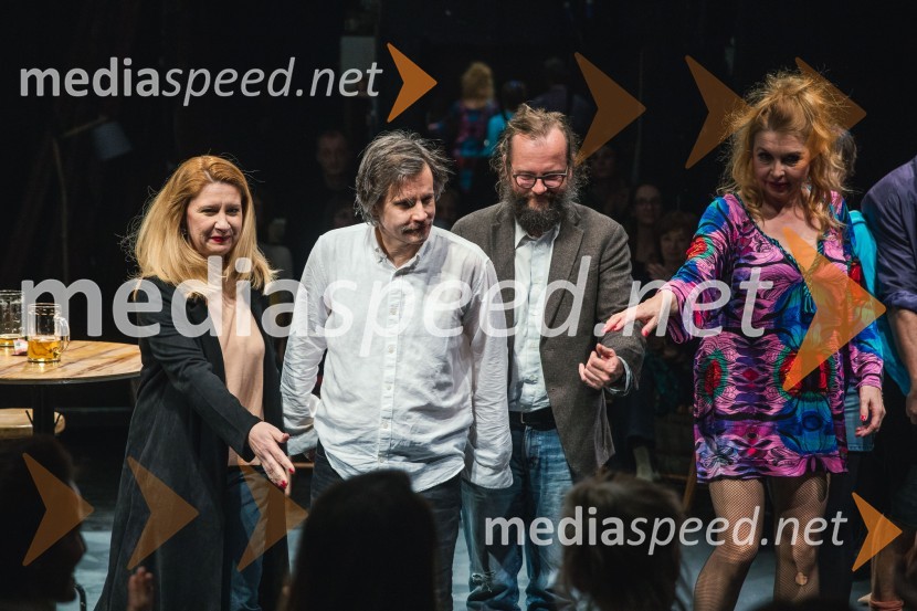  Vesna Pernarčič, igralka;  Aljoša Ternovšek, igralec;  Sebastijan  Horvat, režiser;  Darja Reichman, igralka53. Teden slovenske drame, otvoritev