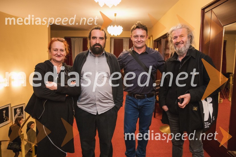  Marinka Poštrak, dramaturginja, Prešernovo gledališče Kranj;   Jure Novak, režiser, direktor, Prešernovo gledališče Kranj;  Peter Srpčič, direktor, Mestno gledališče Ptuj;  ... 53. Teden slovenske drame, otvoritev