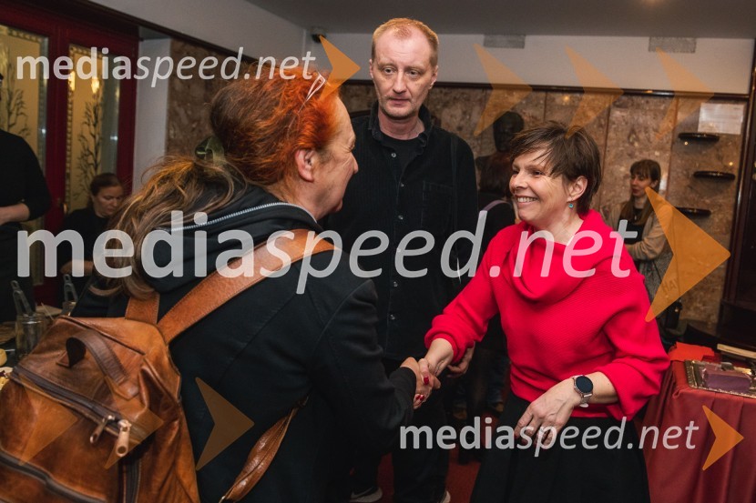  Marinka Poštrak, dramaturginja, Prešernovo gledališče Kranj;  Alen Jelen, režiser, dramaturg, umetniški vodja, igralec;  Vesna Slapar, igralka53. Teden slovenske drame, otvoritev