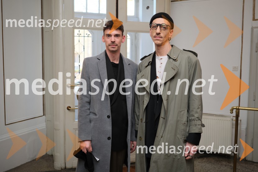  Nejc Cijan Garlatti, igralec;  Matjaž Plošinjak, modni oblikovalecMrakijada, premiera drame v SNG Ljubljana